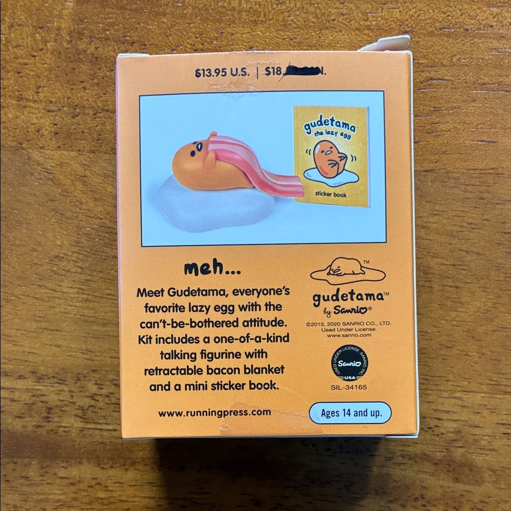 Gudetama Talking Lazy Egg Action Figure - Orange - Picture 3 of 5